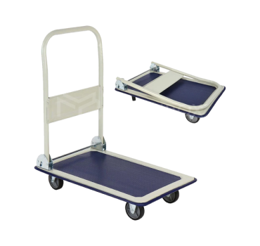 Foldable platform trolley 300kg for material handling and transport