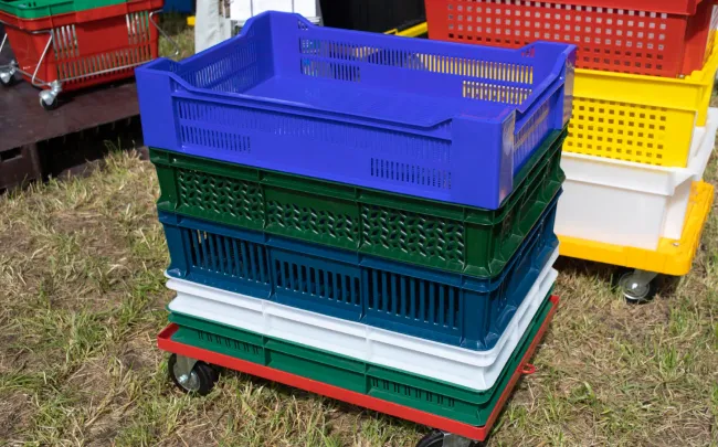 Plastic Dairy Crates
